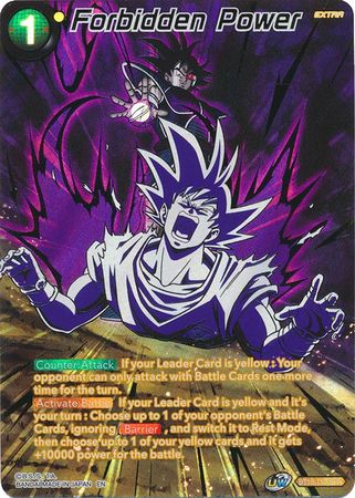 Forbidden Power SPR BT15 119 Special Rare UW Series 6 Saiyan Showdown Singles Forbidden Power SPR BT15 119 Special Rare UW Series 6 Saiyan Showdown Singles