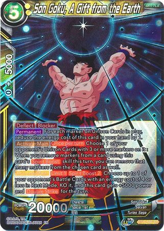 Son Goku A Gift from the Earth BT15 095 Super Rare Son Goku A Gift from the Earth BT15 095 Super Rare
