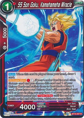 SS Son Goku, Kamehameha Miracle - Dragonball Super TCG | TrollAndToad