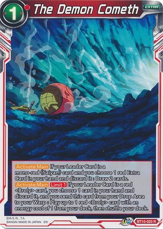 The Demon Cometh BT15 023 Rare The Demon Cometh BT15 023 Rare