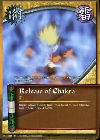 Release of Chakra J US035 Uncommon Naruto Quest For Power Release of Chakra J US035 Uncommon Naruto Quest For Power