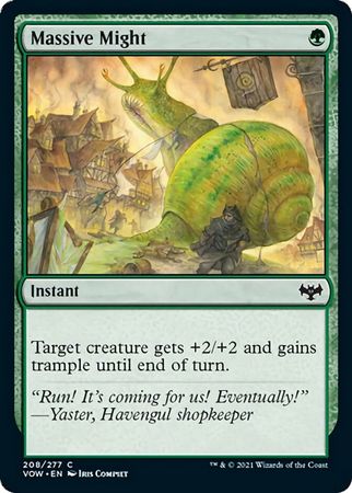 Massive Might 208 277 Innistrad Crimson Vow Singles Massive Might 208 277 Innistrad Crimson Vow Singles