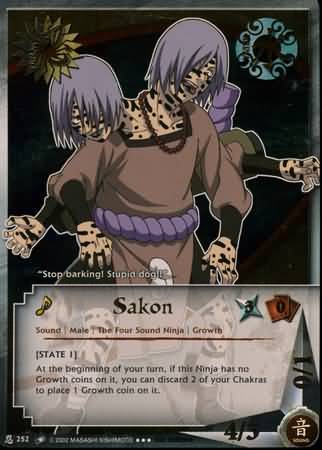 Sakon State 1 N 252 Super Rare Naruto Quest For Power Sakon State 1 N 252 Super Rare Naruto Quest For Power