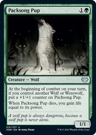 Packsong Pup 213 277 Innistrad Crimson Vow Singles Packsong Pup 213 277 Innistrad Crimson Vow Singles