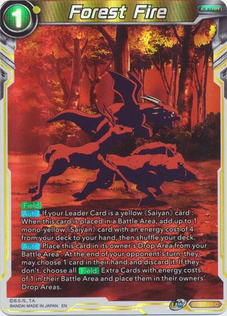 Forest Fire BT15 114 Common Foil UW Series 6 Saiyan Showdown Foil Singles Forest Fire BT15 114 Common Foil UW Series 6 Saiyan Showdown Foil Singles