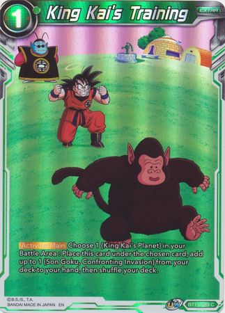 King Kai s Training BT15 089 Common Foil UW Series 6 Saiyan Showdown Foil Singles King Kai s Training BT15 089 Common Foil UW Series 6 Saiyan Showdown Foil Singles
