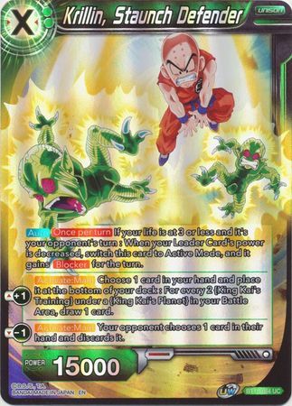 Krillin Staunch Defender BT15 064 Uncommon Foil UW Series 6 Saiyan Showdown Foil Singles Krillin Staunch Defender BT15 064 Uncommon Foil UW Series 6 Saiyan Showdown Foil Singles