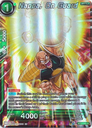 Nappa on Guard BT15 085 Rare Foil Nappa on Guard BT15 085 Rare Foil
