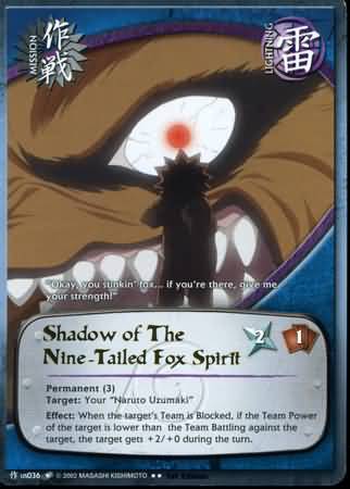 Shadow of The Nine Tailed Fox Spirit M US036 Rare Shadow of The Nine Tailed Fox Spirit M US036 Rare