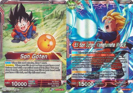 Son Goten SS Son Goten Kamehameha Miracle BT15 001 Uncommon Foil Son Goten SS Son Goten Kamehameha Miracle BT15 001 Uncommon Foil