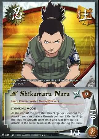 Shikamaru Nara N 286 Rare Shikamaru Nara N 286 Rare