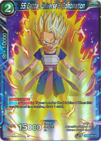 SS Cabba Universe 6 Combination BT15 038 Uncommon Foil UW Series 6 Saiyan Showdown Foil Singles SS Cabba Universe 6 Combination BT15 038 Uncommon Foil UW Series 6 Saiyan Showdown Foil Singles
