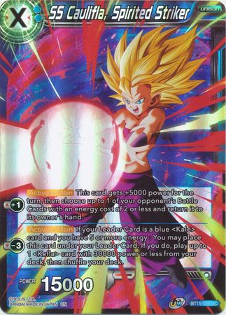SS Caulifla Spirited Striker BT15 034 Uncommon Foil SS Caulifla Spirited Striker BT15 034 Uncommon Foil