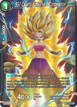 SS2 Caulifla Universe 6 Combination BT15 041 Common Foil UW Series 6 Saiyan Showdown Foil Singles SS2 Caulifla Universe 6 Combination BT15 041 Common Foil UW Series 6 Saiyan Showdown Foil Singles