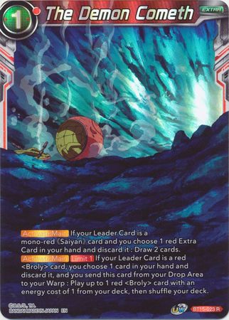 The Demon Cometh BT15 023 Rare Foil UW Series 6 Saiyan Showdown Foil Singles The Demon Cometh BT15 023 Rare Foil UW Series 6 Saiyan Showdown Foil Singles