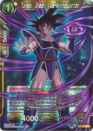 Turles Great Ape Manipulator BT15 106 Rare Foil UW Series 6 Saiyan Showdown Foil Singles Turles Great Ape Manipulator BT15 106 Rare Foil UW Series 6 Saiyan Showdown Foil Singles