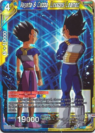 Vegeta Cabba Lessons Learned BT15 147 Uncommon Foil Vegeta Cabba Lessons Learned BT15 147 Uncommon Foil