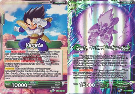 Vegeta Vegeta Destined Confrontation BT15 062 Uncommon Foil UW Series 6 Saiyan Showdown Foil Singles Vegeta Vegeta Destined Confrontation BT15 062 Uncommon Foil UW Series 6 Saiyan Showdown Foil Singles