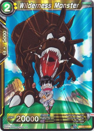 Wilderness Monster BT15 105 Common Foil UW Series 6 Saiyan Showdown Foil Singles Wilderness Monster BT15 105 Common Foil UW Series 6 Saiyan Showdown Foil Singles
