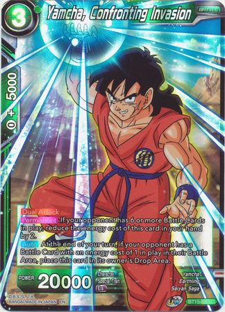 Yamcha Confronting Invasion BT15 077 Common Foil UW Series 6 Saiyan Showdown Foil Singles Yamcha Confronting Invasion BT15 077 Common Foil UW Series 6 Saiyan Showdown Foil Singles
