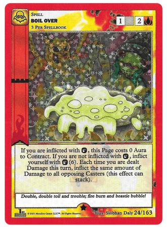 Boil Over 24 163 Gold Holo 1st Edition Boil Over 24 163 Gold Holo 1st Edition