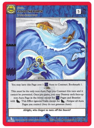 Flood the Earth 27 163 Gold 1st Edition Flood the Earth 27 163 Gold 1st Edition