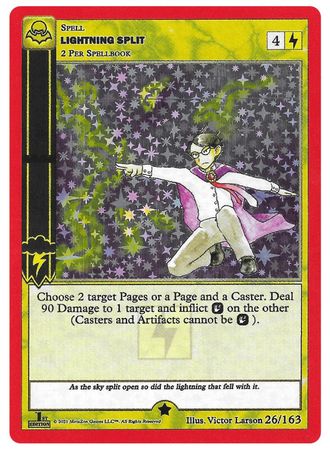 Lightning Split 26 163 Gold Holo 1st Edition Lightning Split 26 163 Gold Holo 1st Edition