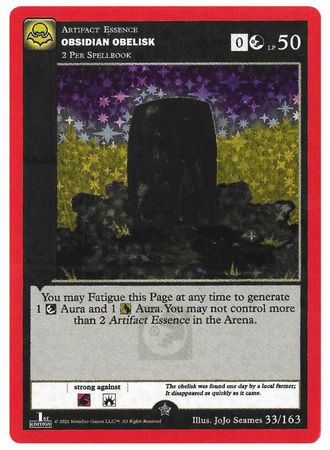 Obsidian Obelisk 33 163 Gold Holo 1st Edition Obsidian Obelisk 33 163 Gold Holo 1st Edition