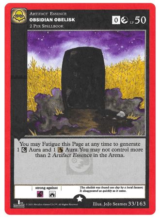Obsidian Obelisk 33 163 Gold 1st Edition Nightfall 1st Edition Singles Obsidian Obelisk 33 163 Gold 1st Edition Nightfall 1st Edition Singles