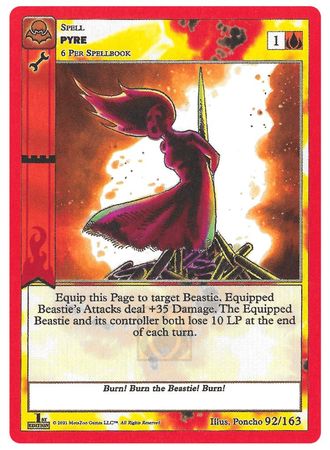 Pyre 92 163 Bronze 1st Edition Pyre 92 163 Bronze 1st Edition