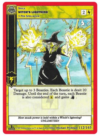 Witch s Lightning 112 163 Silver 1st Edition Witch s Lightning 112 163 Silver 1st Edition