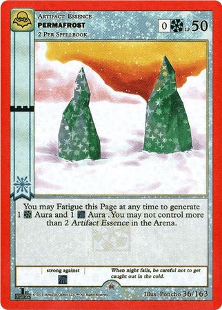 Permafrost 36 163 Reverse Holo Gold 1st Edition Permafrost 36 163 Reverse Holo Gold 1st Edition
