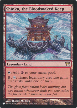 Shinka the Bloodsoaked Keep The List Shinka the Bloodsoaked Keep The List