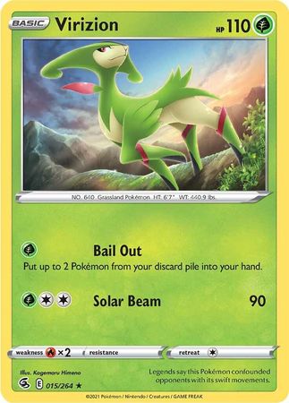 Virizion 015 264 Rare Sword Shield Fusion Strike Singles Virizion 015 264 Rare Sword Shield Fusion Strike Singles
