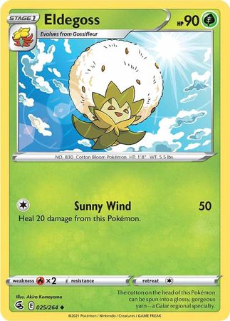 Eldegoss 025 264 Uncommon Sword Shield Fusion Strike Singles