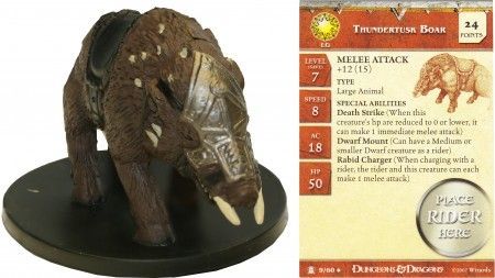 Thundertusk Boar 09 Desert of Desolation D D Miniatures Thundertusk Boar 09 Desert of Desolation D D Miniatures