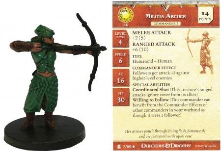 Militia Archer 07 Desert of Desolation D D Miniatures Militia Archer 07 Desert of Desolation D D Miniatures