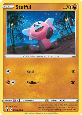 Stufful 150 264 Common Sword Shield Fusion Strike Singles Stufful 150 264 Common Sword Shield Fusion Strike Singles
