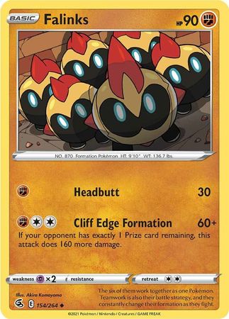 Falinks 154 264 Uncommon Sword Shield Fusion Strike Singles Falinks 154 264 Uncommon Sword Shield Fusion Strike Singles