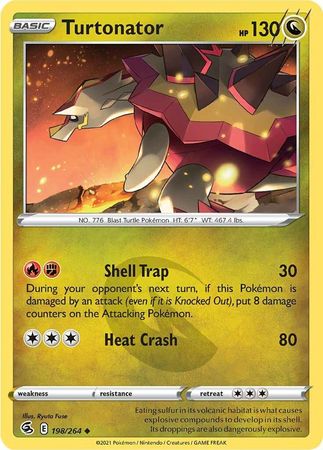 Turtonator 198 264 Uncommon Sword Shield Fusion Strike Singles Turtonator 198 264 Uncommon Sword Shield Fusion Strike Singles