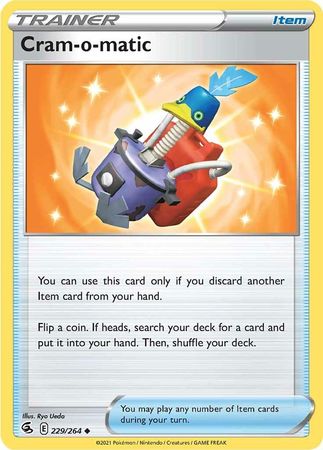 Cram o matic 229 264 Uncommon Sword Shield Fusion Strike Singles Cram o matic 229 264 Uncommon Sword Shield Fusion Strike Singles