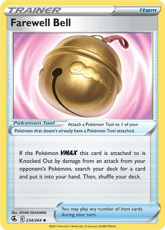 Farewell Bell 234 264 Uncommon Sword Shield Fusion Strike Singles Farewell Bell 234 264 Uncommon Sword Shield Fusion Strike Singles