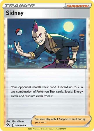 Sidney 241 264 Uncommon Sword Shield Fusion Strike Singles Sidney 241 264 Uncommon Sword Shield Fusion Strike Singles