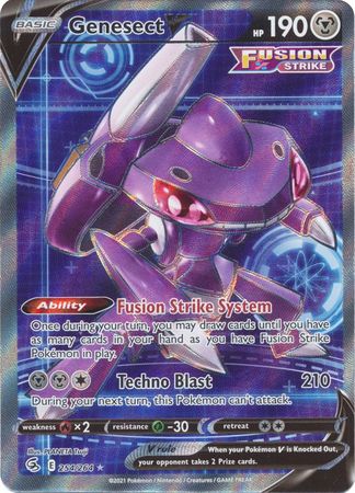 Pokemon Genesect V and Holo Rare Ultra Rare Card Set