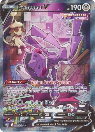 Genesect V Fusion Strike Alt Art 255/264 PSA 9 – TBC Games