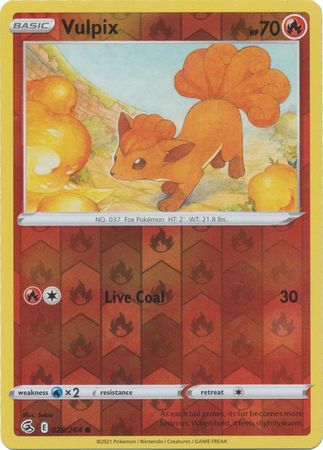 Vulpix 028 264 Common Reverse Holo Sword Shield Fusion Strike Reverse Holo Singles Vulpix 028 264 Common Reverse Holo Sword Shield Fusion Strike Reverse Holo Singles