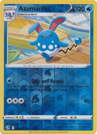 Azumarill Reverse - Diamond & Pearl Pokémon card 18/130