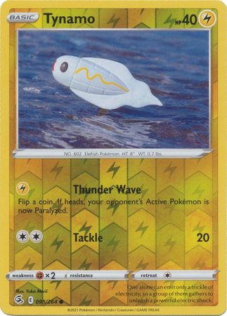 Tynamo 95 264 Common Reverse Holo Sword Shield Fusion Strike Reverse Holo Singles Tynamo 95 264 Common Reverse Holo Sword Shield Fusion Strike Reverse Holo Singles