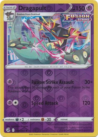 Zarude 27/264 Fusion Strike Reverse Holo Uncommon Pokémon TCG