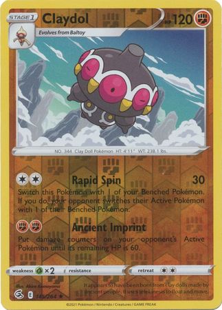 Pokemon - Claydol - 058/163 - Reverse Holo - Battle Styles - Pack Fresh